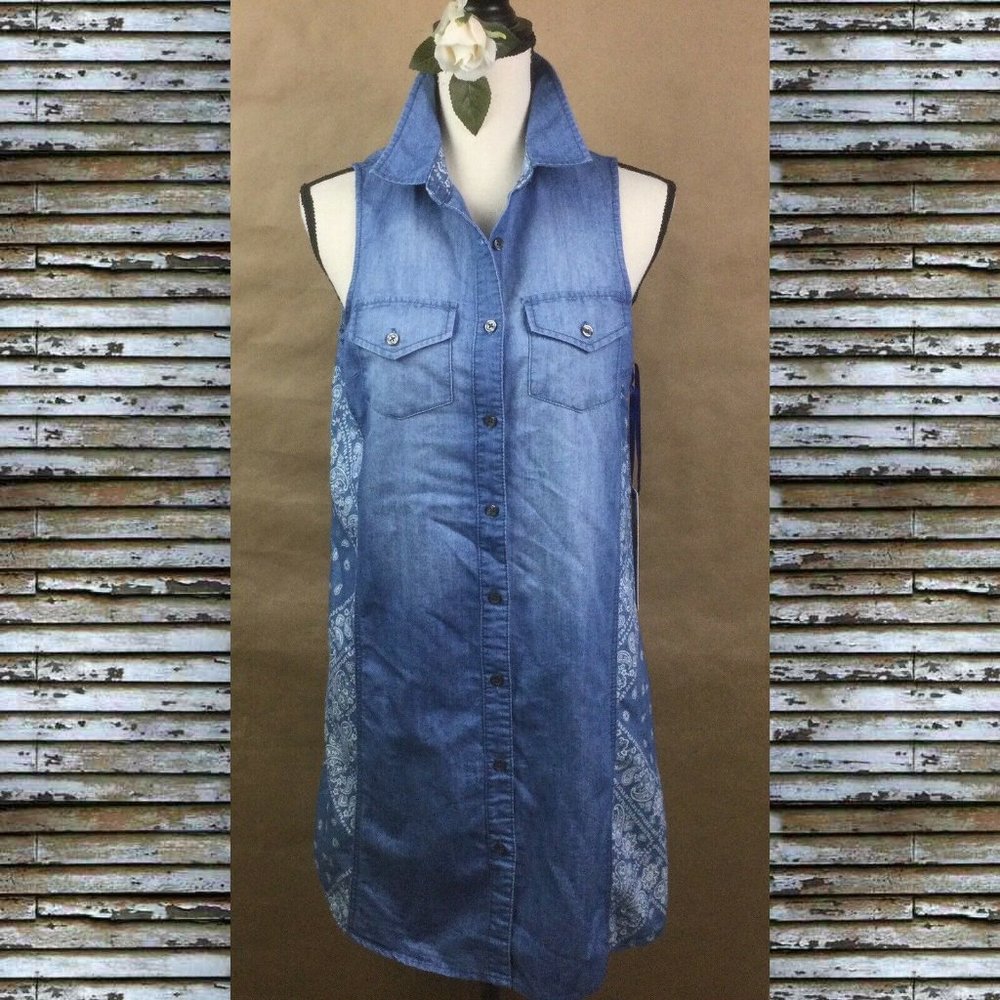 Denim Shirt Summer Dress